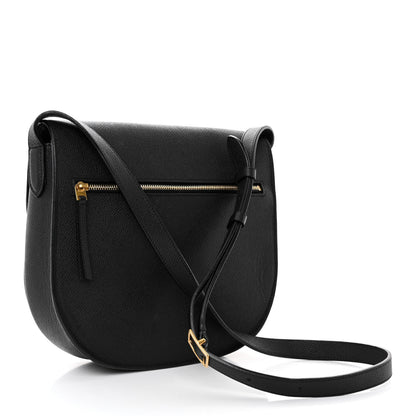 Celine Grained Calfskin Small Trotteur Black 3 of 10