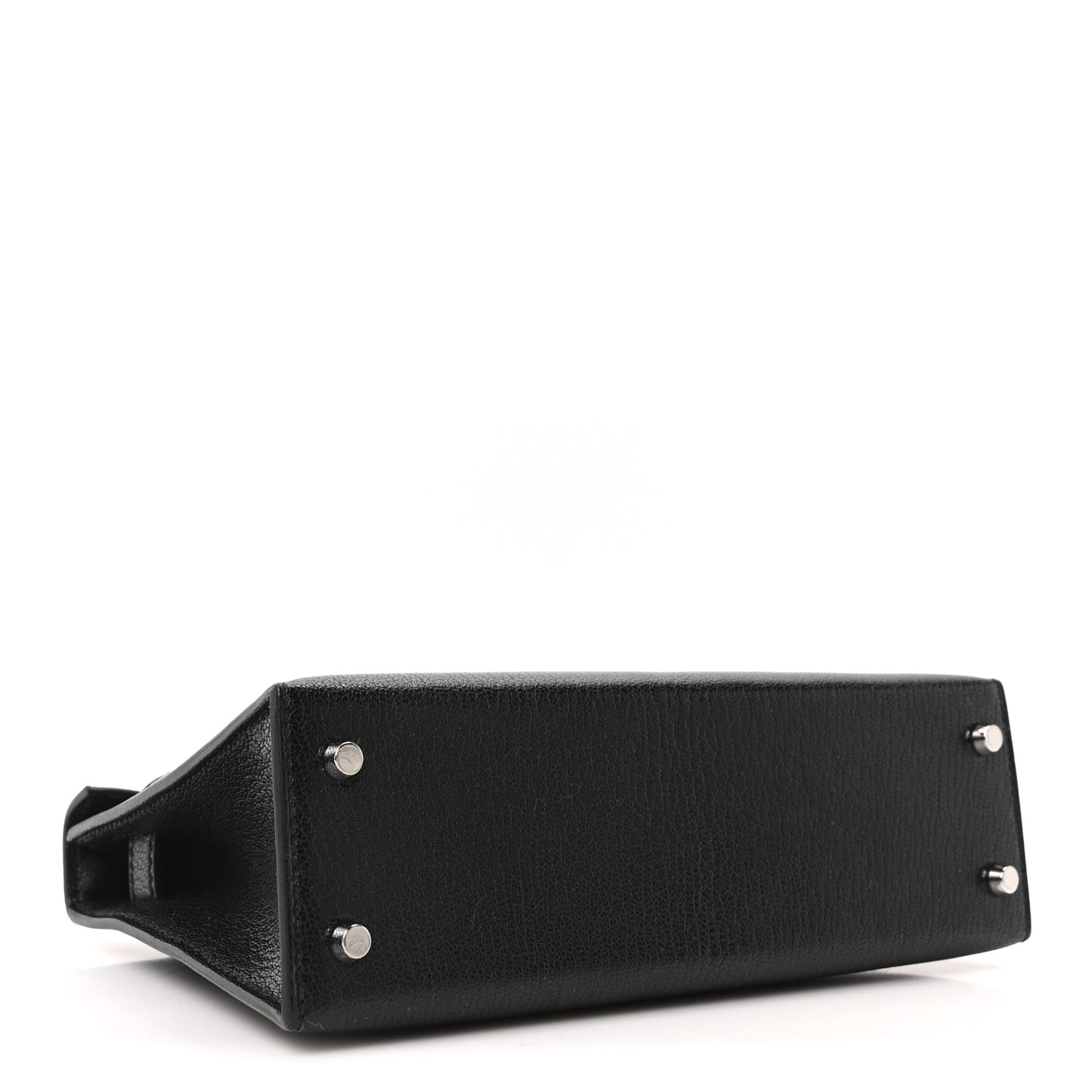 Chevre Mysore Lizard Mini Kelly Sellier Touch 20 Black Ombre