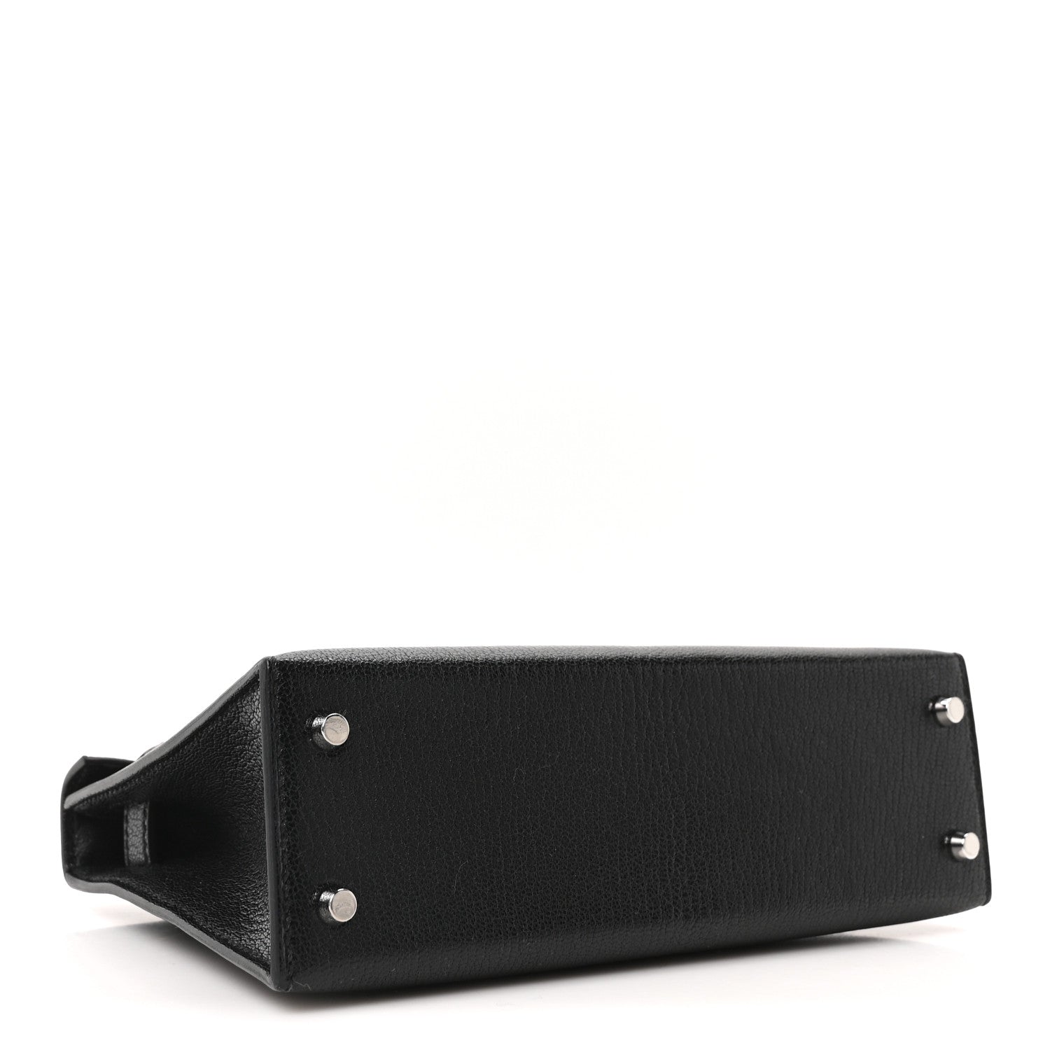 Hermes Chevre Mysore Lizard Mini Kelly Sellier Touch 20 Black Ombre 4 of 9