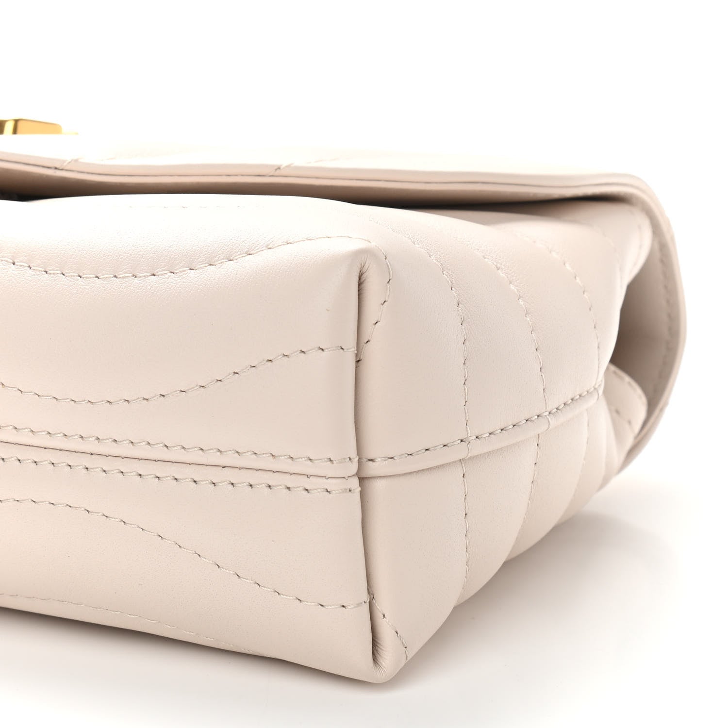Louis Vuitton Calfskin LV New Wave Chain Bag Ivory 9 of 12