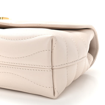 Louis Vuitton Calfskin LV New Wave Chain Bag Ivory 9 of 12