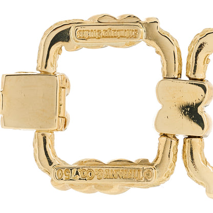 Tiffany 18K Yellow Gold Schlumberger Square Link Bracelet 5 of 5