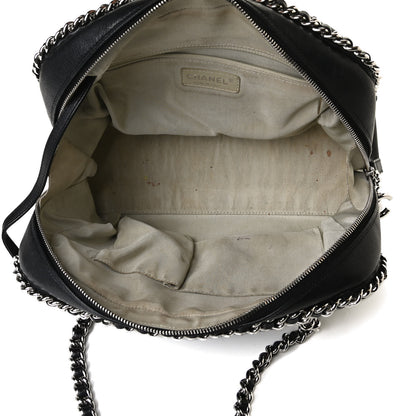 Chanel Calfskin Chain Around Bowler Black 4 of 16