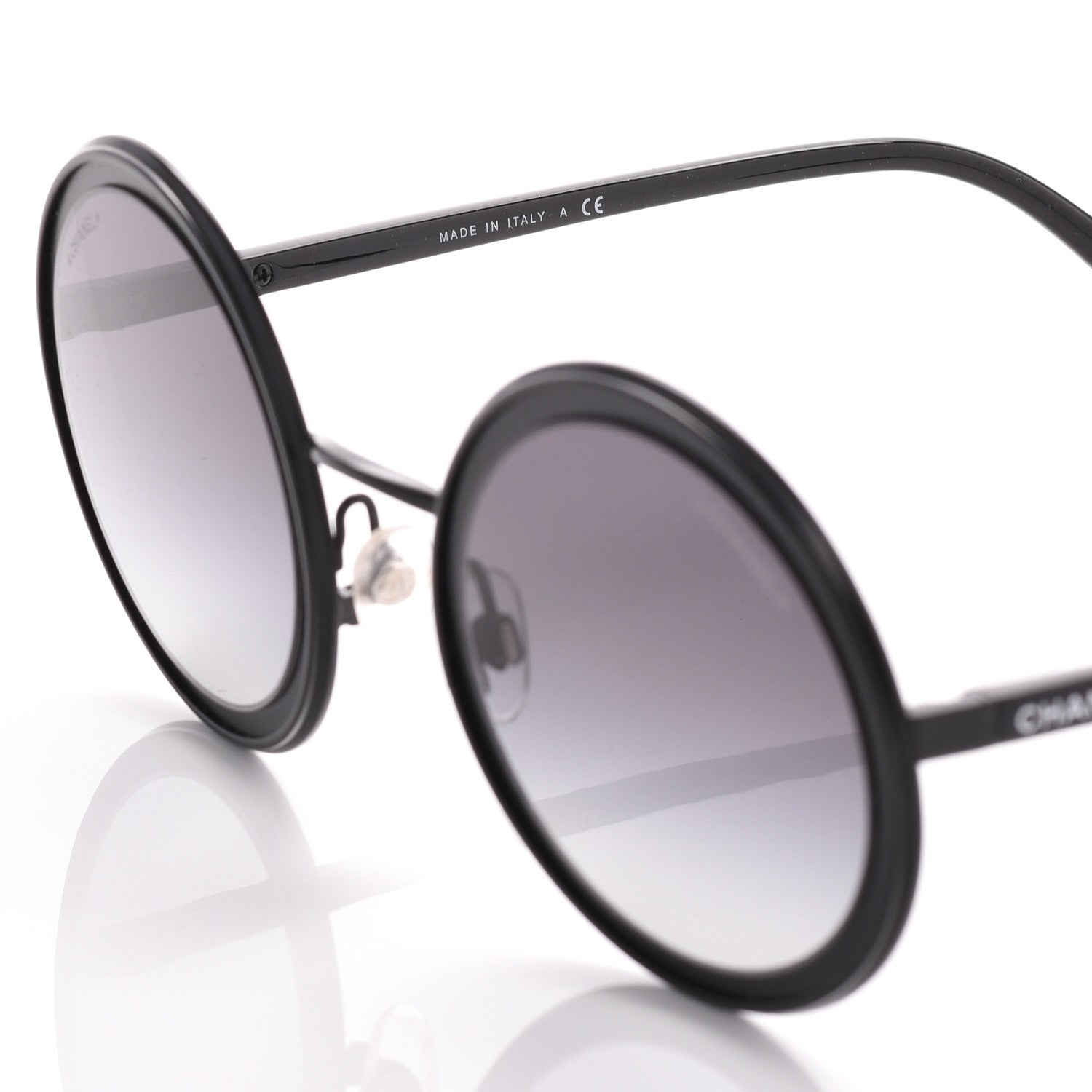 Chanel Round Sunglasses 4226 Black 5 of 7