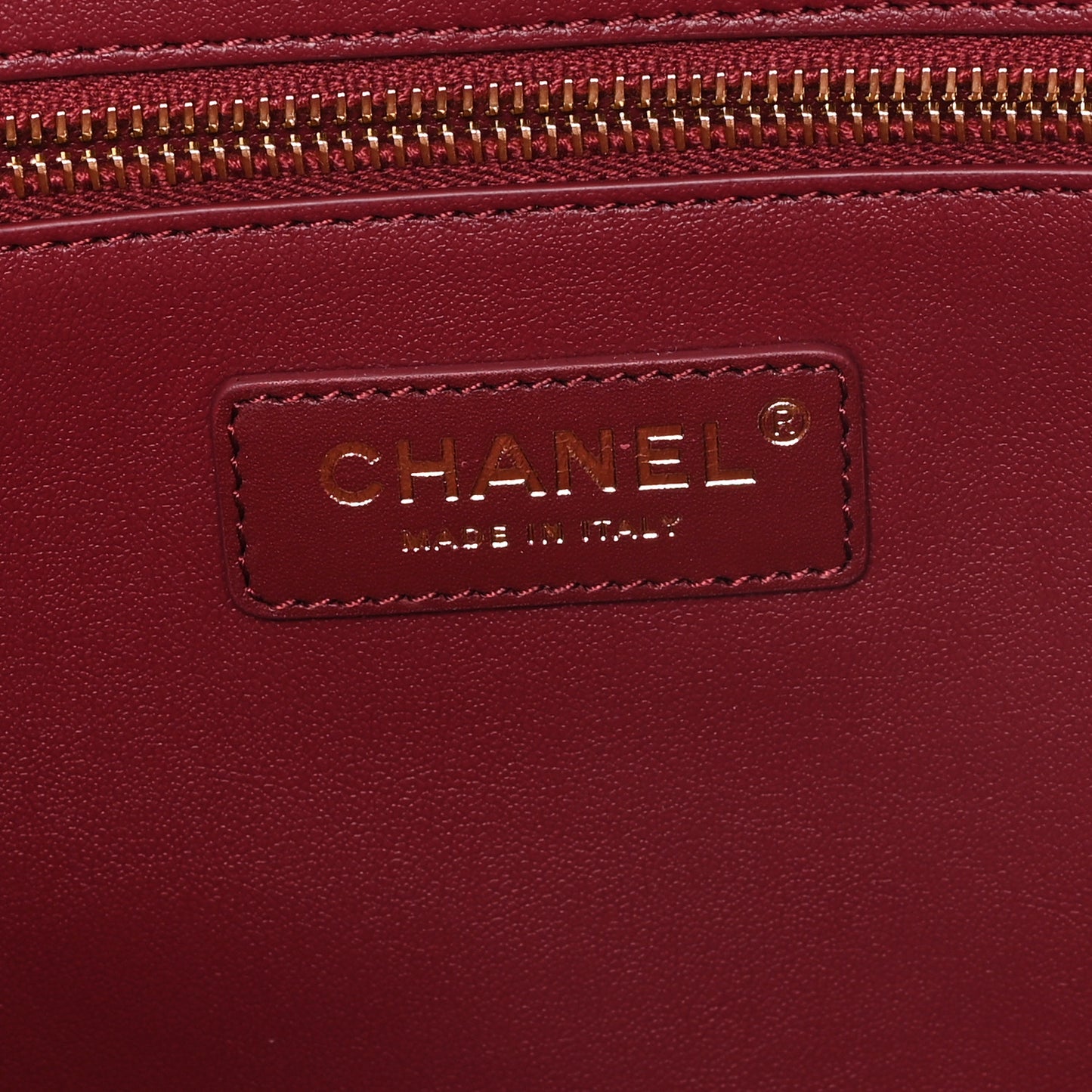 Calfskin Crocodile Embossed Archetype Large Shopping Tote Burgundy Burgundy