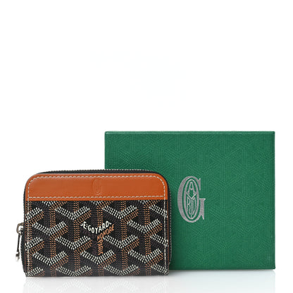 Goyard Goyardine Matignon PM Wallet Black Gold 8 of 8