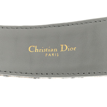 Christian Dior Oblique 30 Montaigne 35mm Belt 70 28 Gris 5 of 6