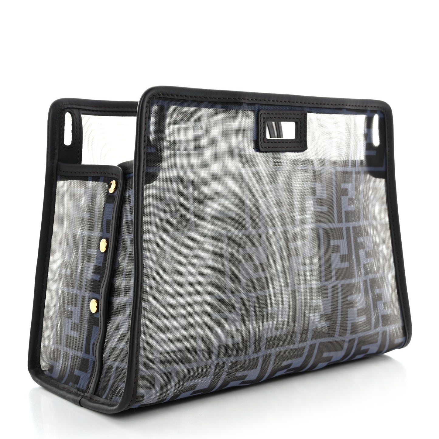 Mesh Vitello Century FF 1974 Mini Peekaboo Defender Cover Azzurro Black Ebano