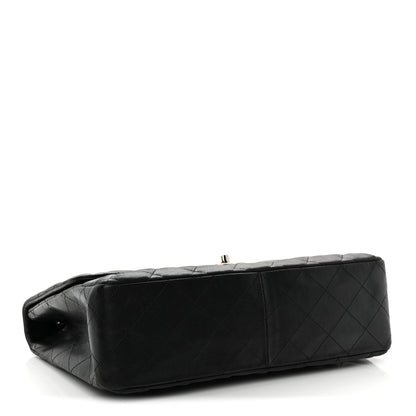 Chanel Lambskin Quilted Jumbo Single Flap Black 4 of 12