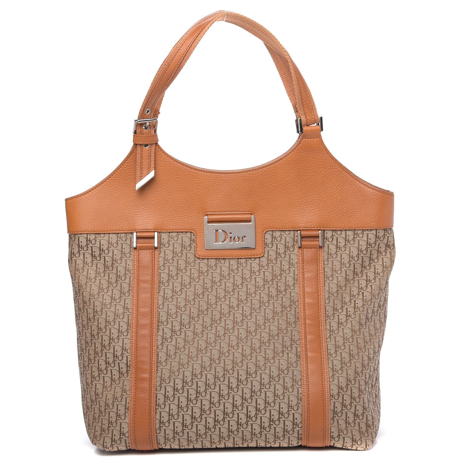Christian Dior Monogram Tote Tan 1 of 13