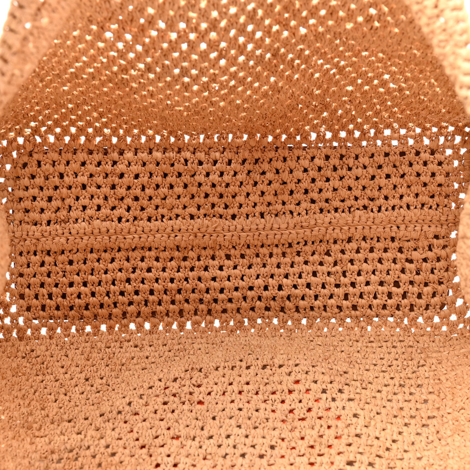 Louis Vuitton Raffia Calfskin Saint Tropez OnTheGo MM Natural Orange 7 of 12