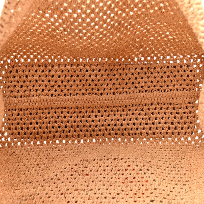 Louis Vuitton Raffia Calfskin Saint Tropez OnTheGo MM Natural Orange 7 of 12