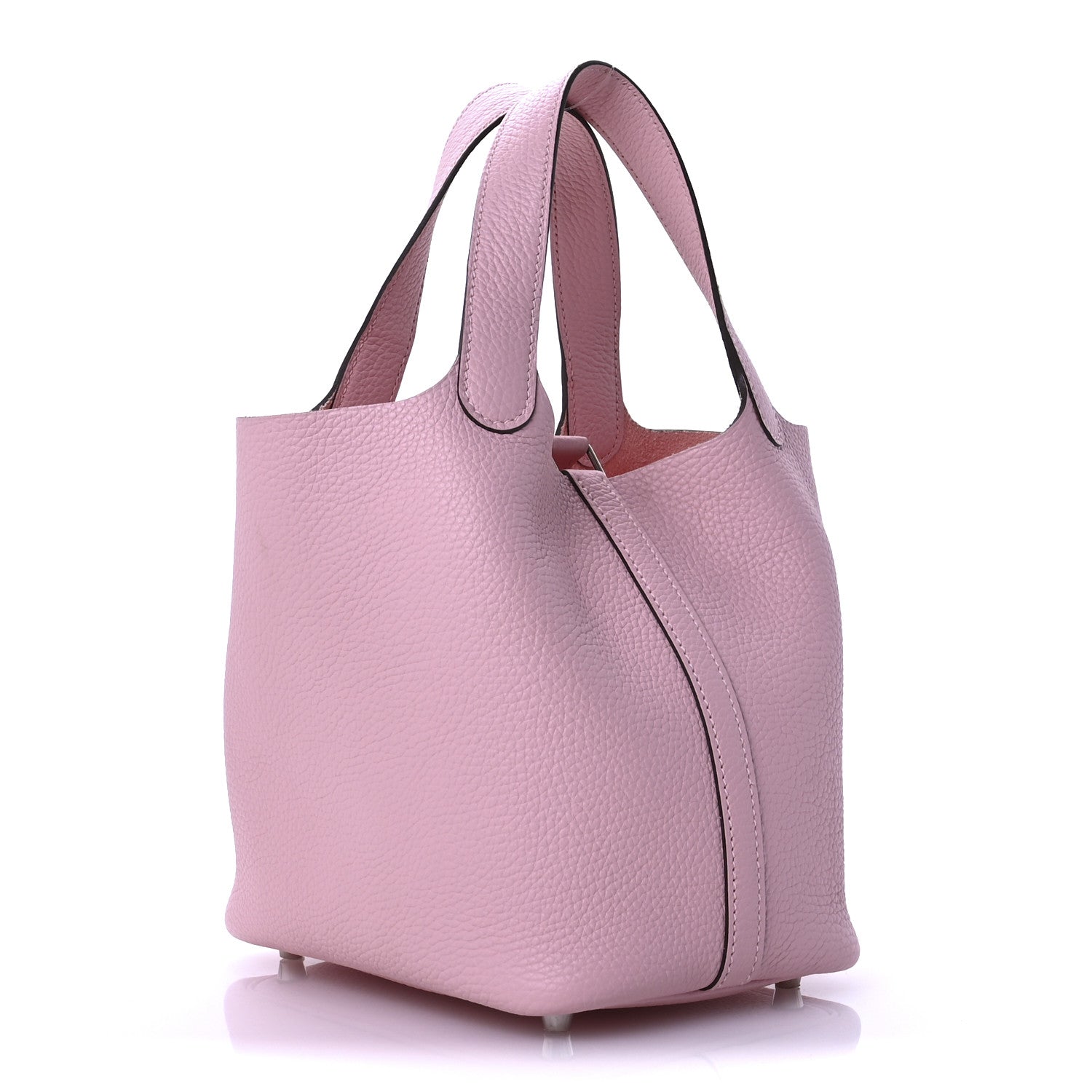 Hermes Taurillon Clemence Picotin Lock 18 PM Rose Sakura 3 of 11