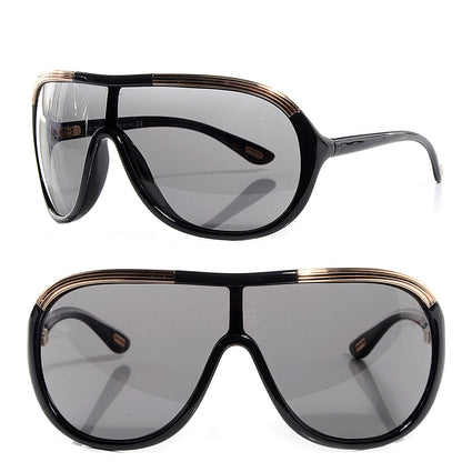 Tom Ford Aviator Farrah Sunglasses TF10 Black 1 of 6