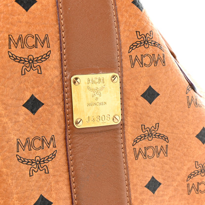 MCM Visetos Large Liz Reversible Shopper Tote Cognac 11 of 17