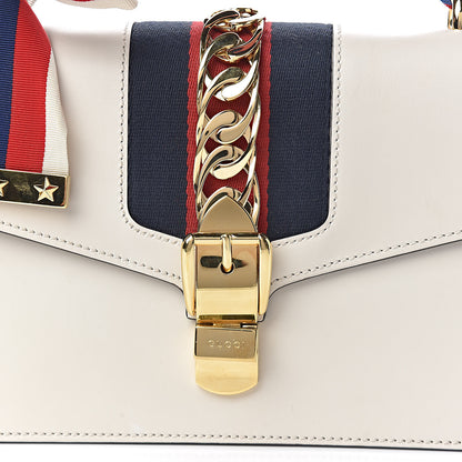 Gucci Calfskin Small Sylvie Shoulder Bag Off White 12 of 12