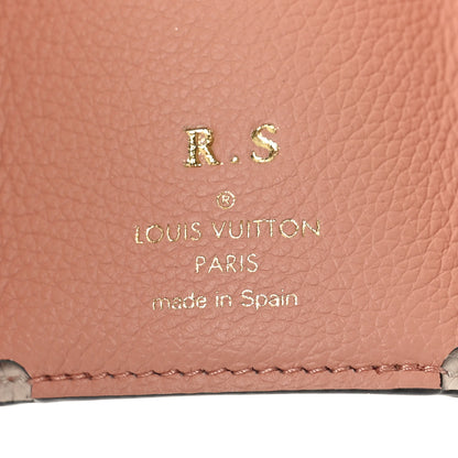 Louis Vuitton Calfskin Lockmini Wallet Quartz Rose Trianon 6 of 8