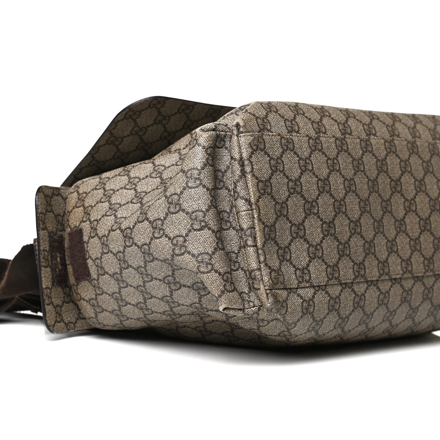 Gucci GG Plus Monogram Messenger Diaper Bag Dark Brown 10 of 17