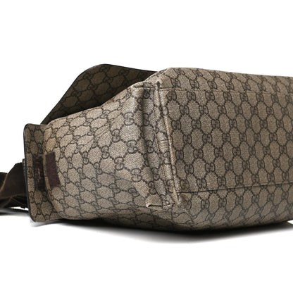 Gucci GG Plus Monogram Messenger Diaper Bag Dark Brown 10 of 17