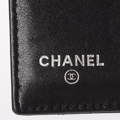 Chanel Patent Quilted Brilliant Compact Wallet Black 6 of 8