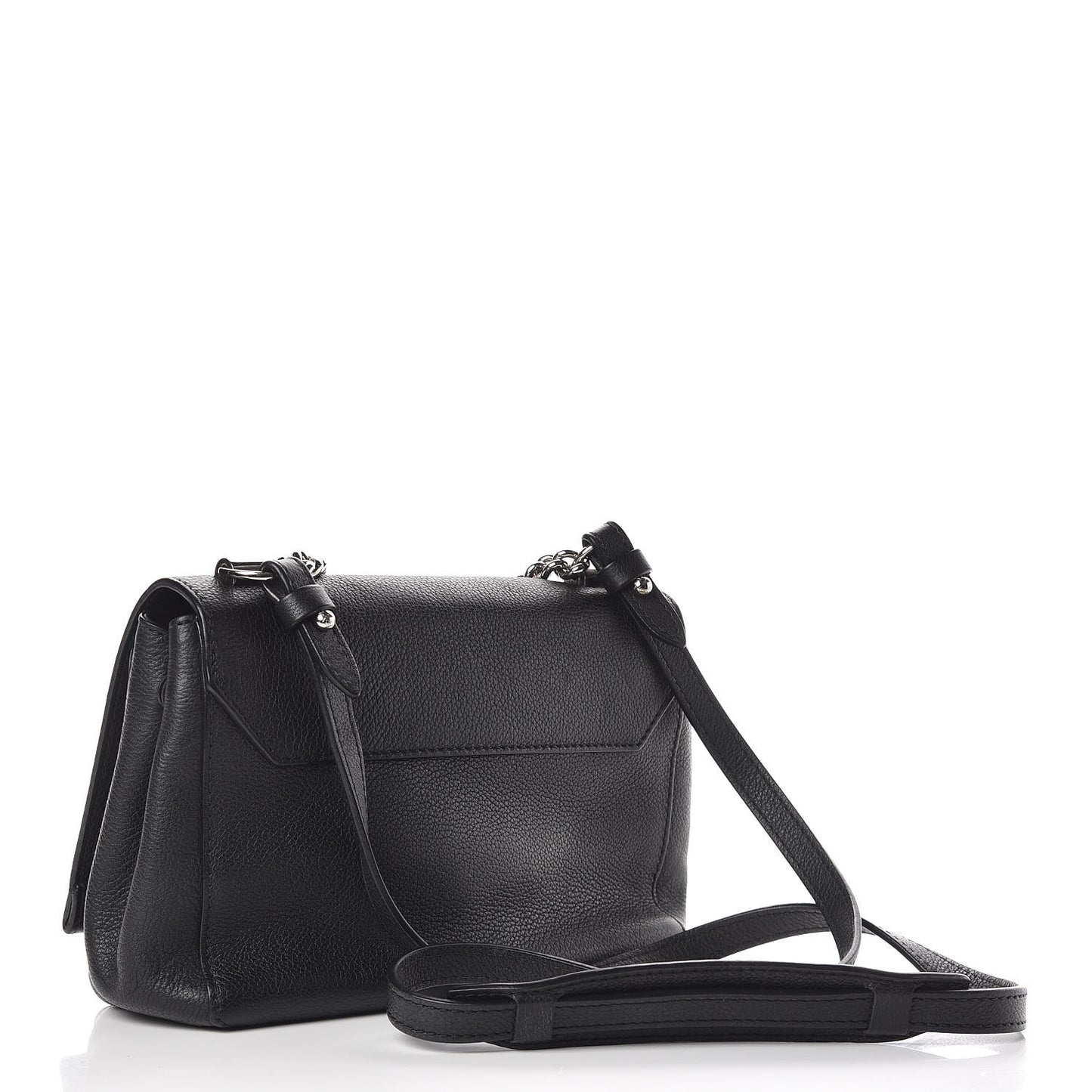 Calfskin Lockme II Chain Bag BB Black