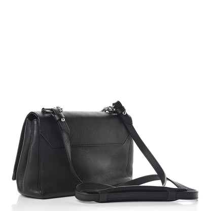 Louis Vuitton Calfskin Lockme II Chain Bag BB Black 3 of 10