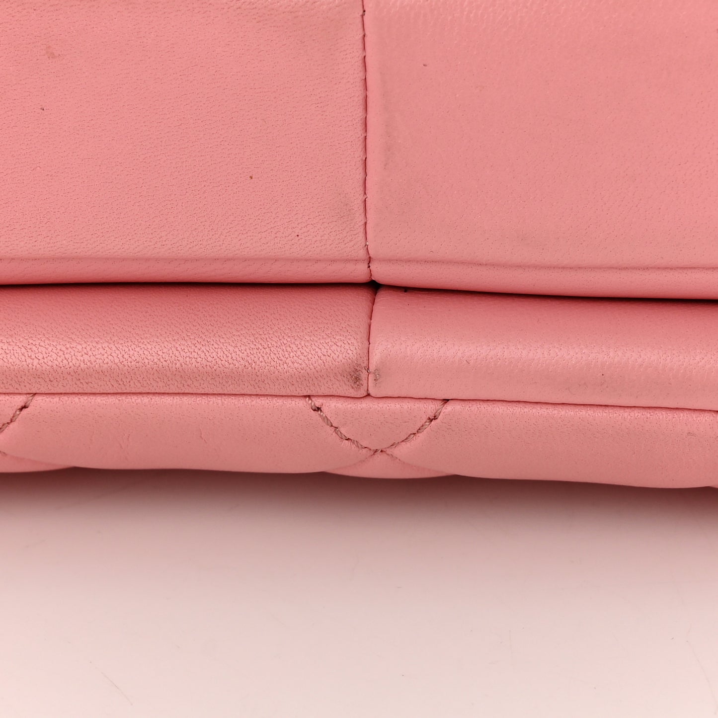 Lambskin Quilted Small Trendy CC Flap Dual Handle Bag Light Pink