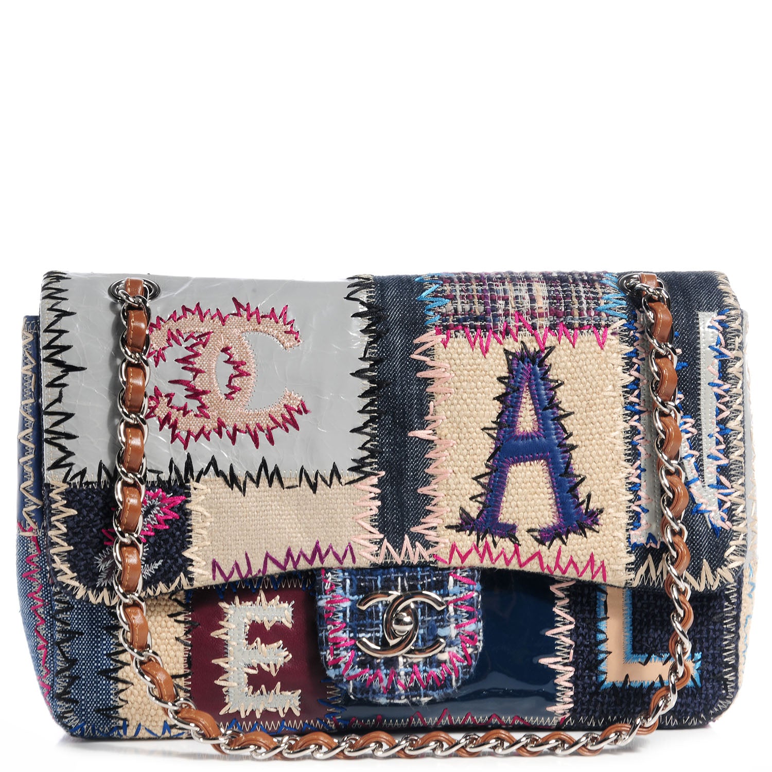 Chanel Patchwork Jumbo Flap Multicolor 1 of 9
