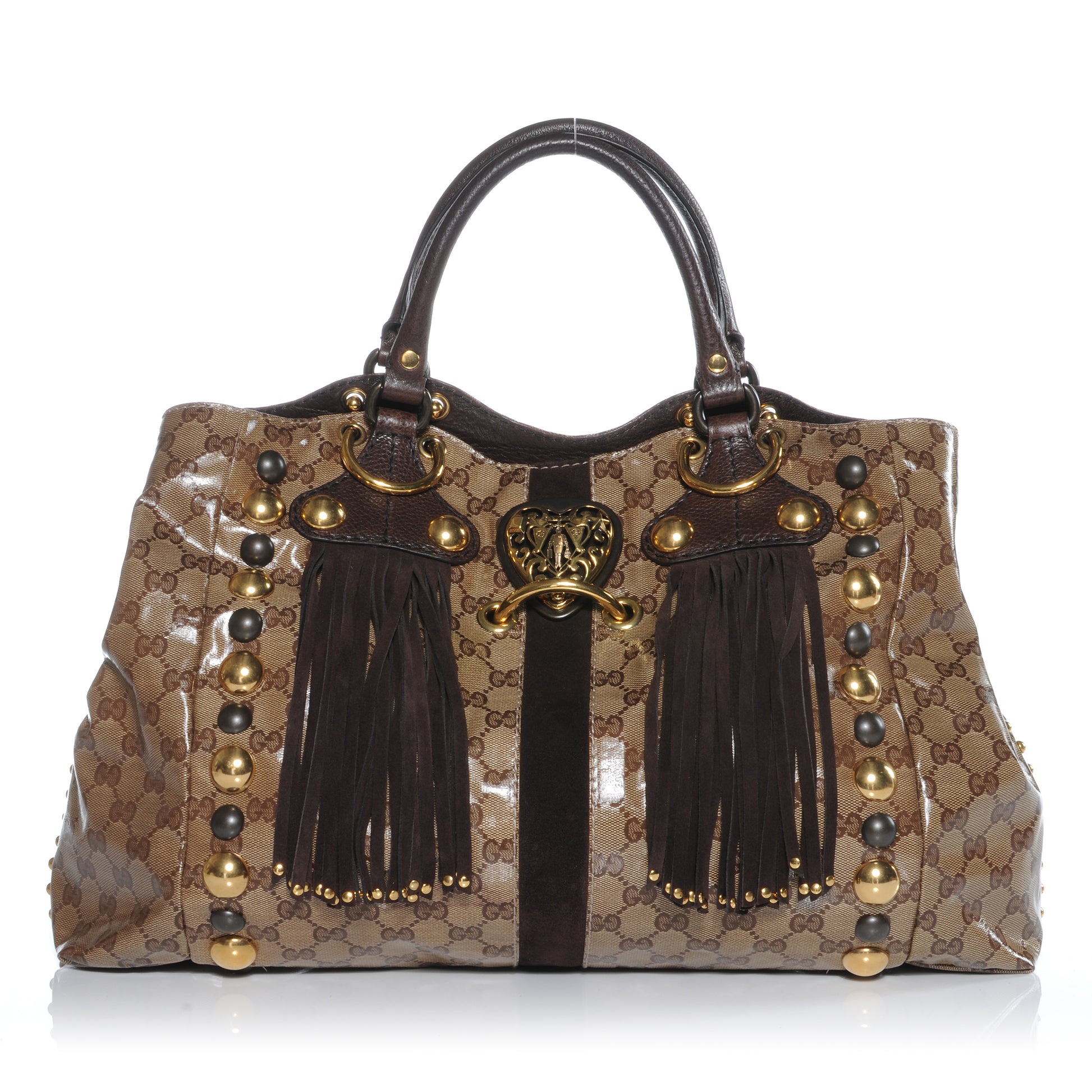 Gucci Crystal Monogram Medium Babouska Tote 1 of 8