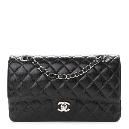Chanel Caviar Quilted Medium Double Flap Black 1 of 11
