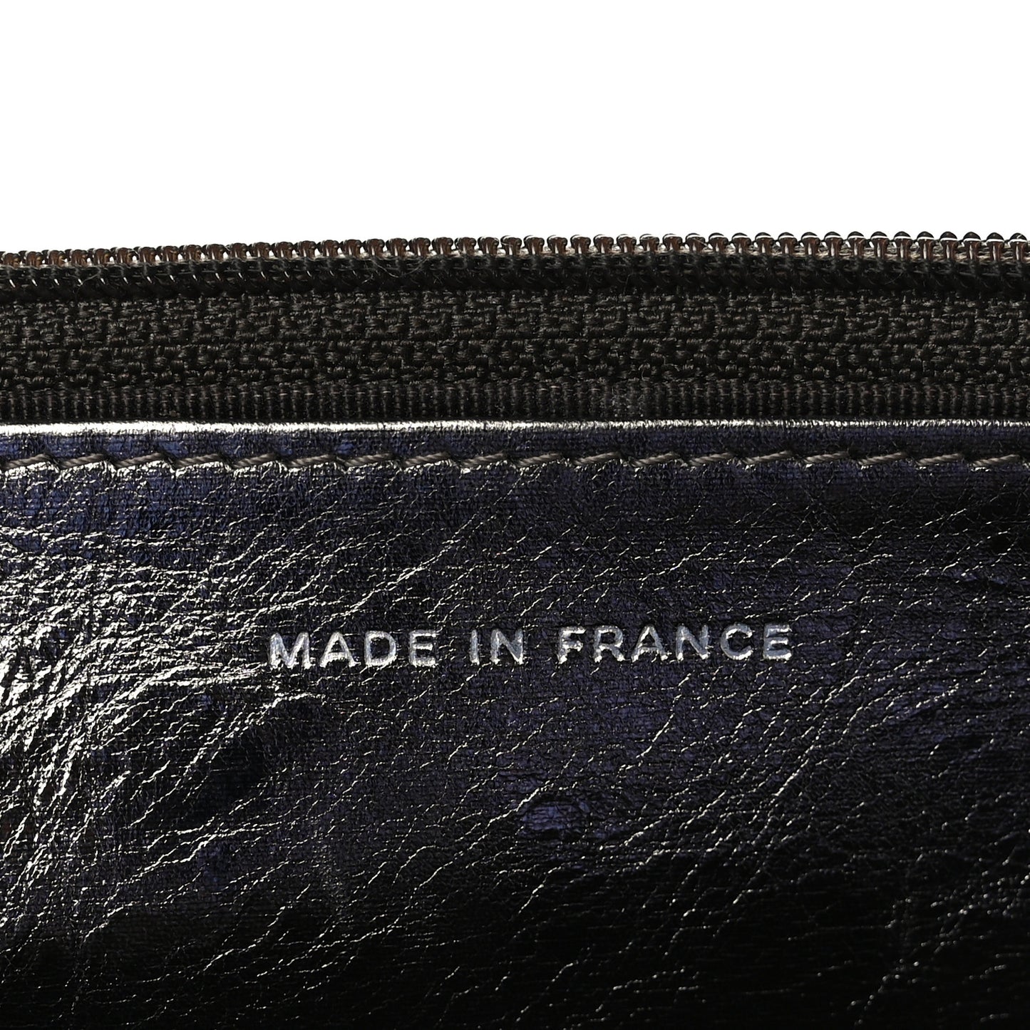 Metallic Aged Calfskin Quilted Reissue Wallet On Chain WOC Bronze