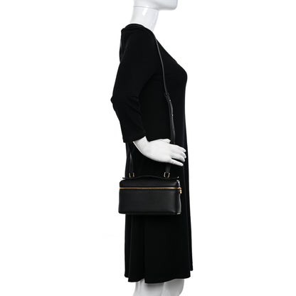 Loro Piana Grained Calfskin L19 Extra Pocket Pouch Black 2 of 11