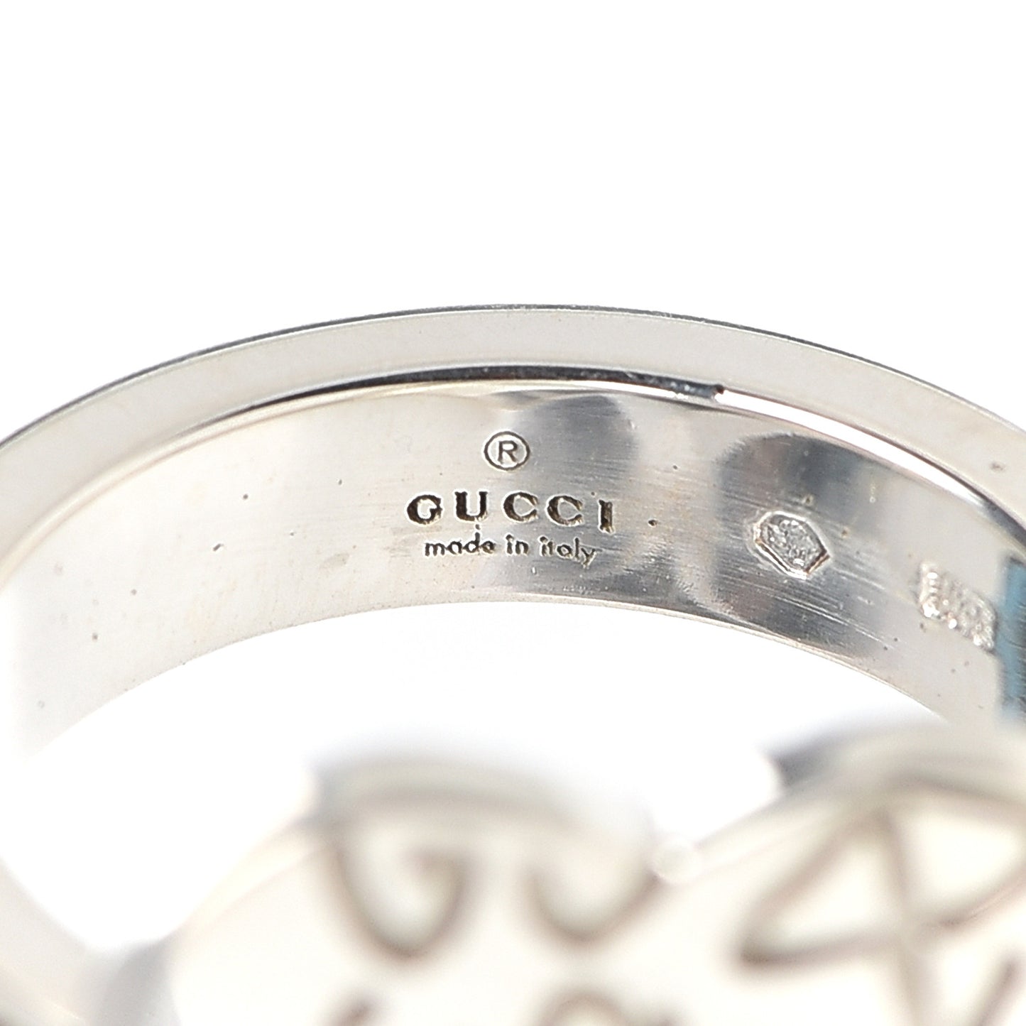 Sterling Silver GucciGhost Heart Ring 52 6