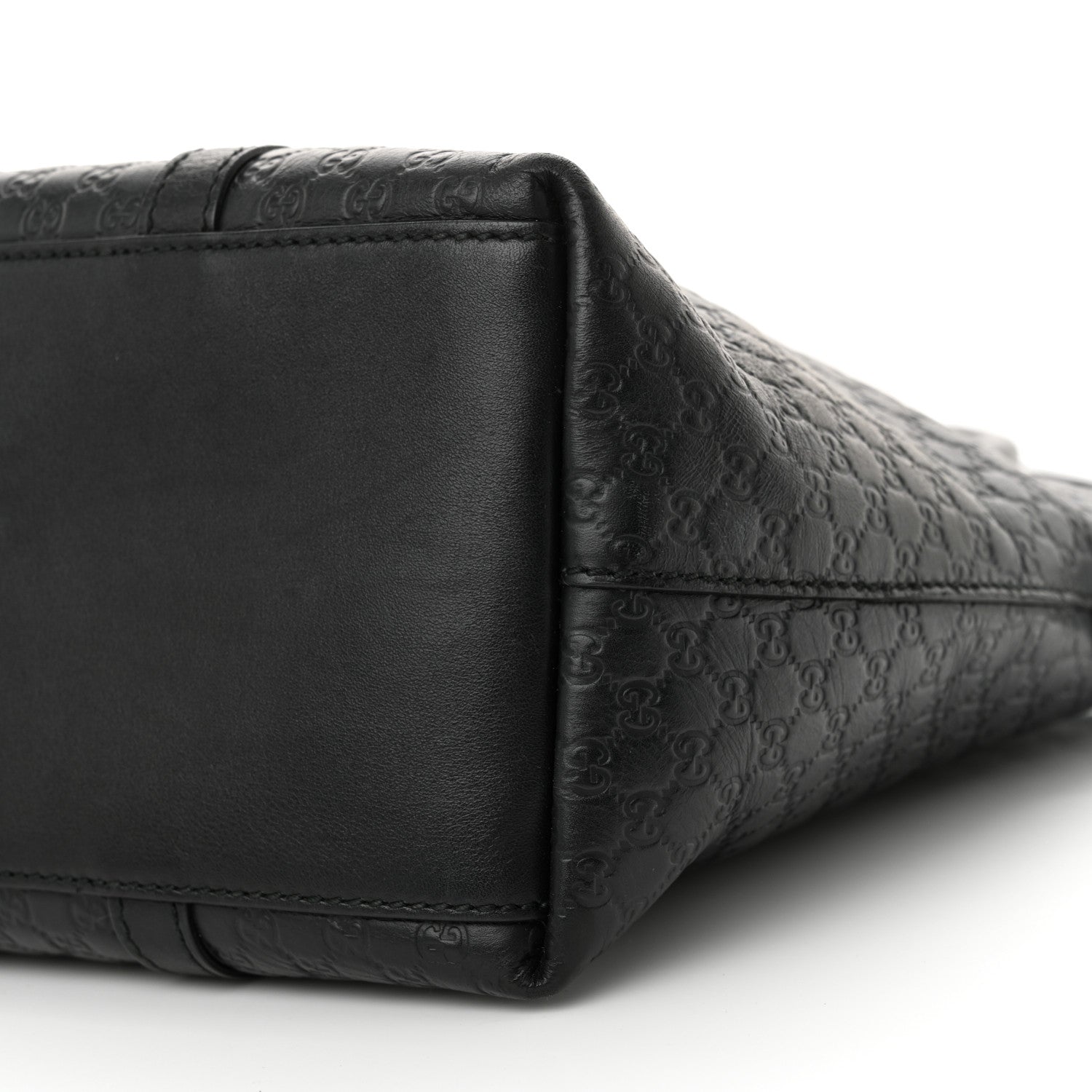 Gucci Soft Microguccissima Small Zippered Satchel Black 10 of 12