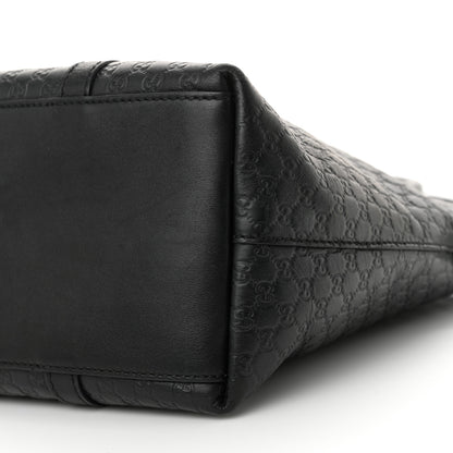 Gucci Soft Microguccissima Small Zippered Satchel Black 10 of 12