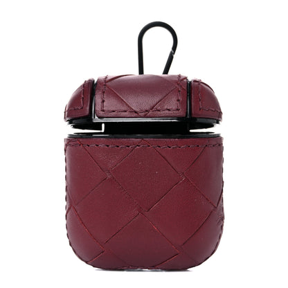 Bottega Veneta Nappa Intrecciato Airpods Case Claret 1 of 6