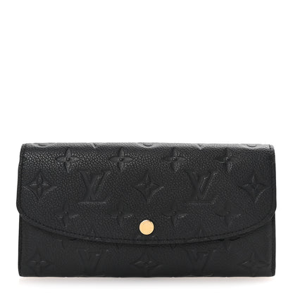 Louis Vuitton Empreinte Emilie Wallet Black Dune 1 of 7