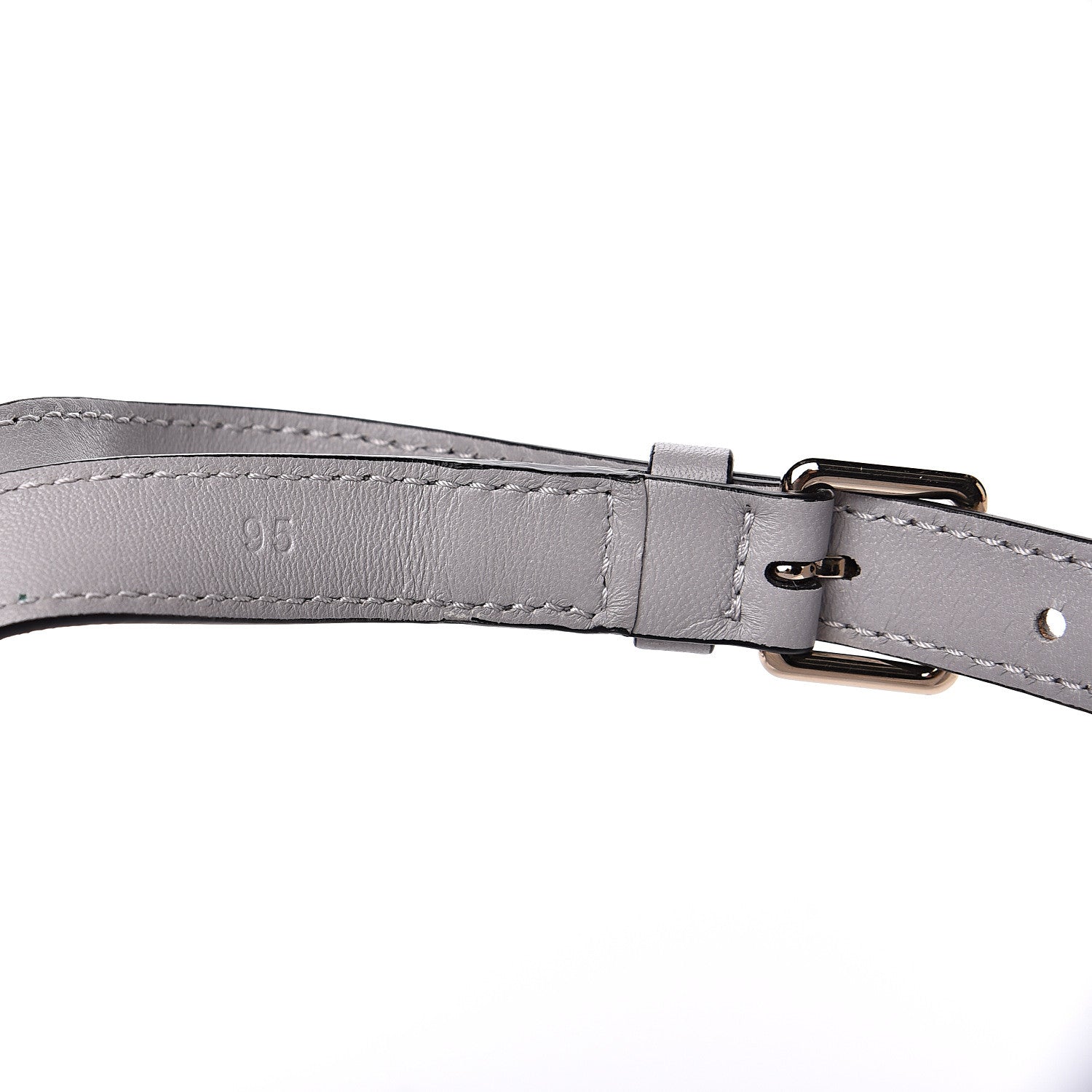 Valentino Garavani Nappa Rockstud Spike Belt Bag 95 Pastel Grey 10 of 10