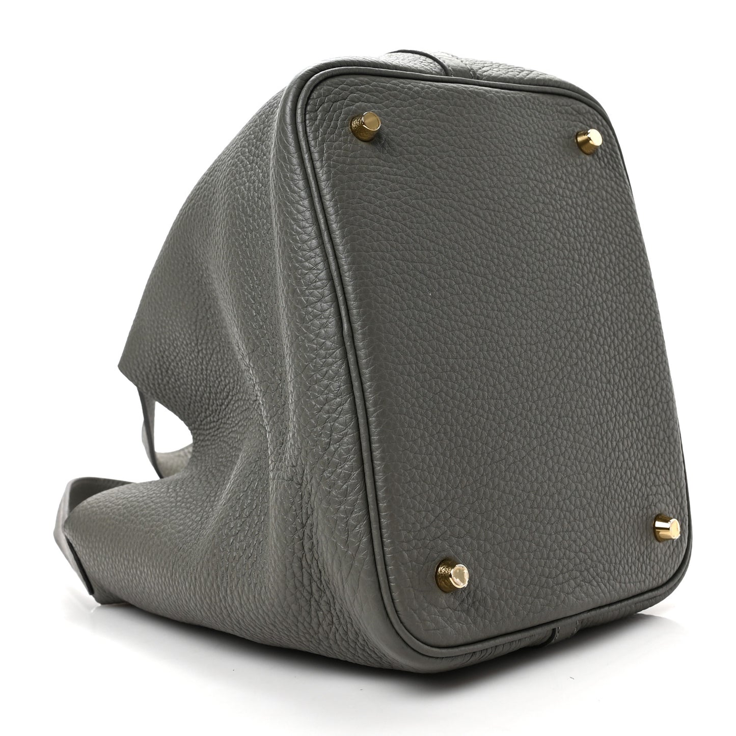 Taurillon Clemence Picotin Lock 22 MM Gris Meyer