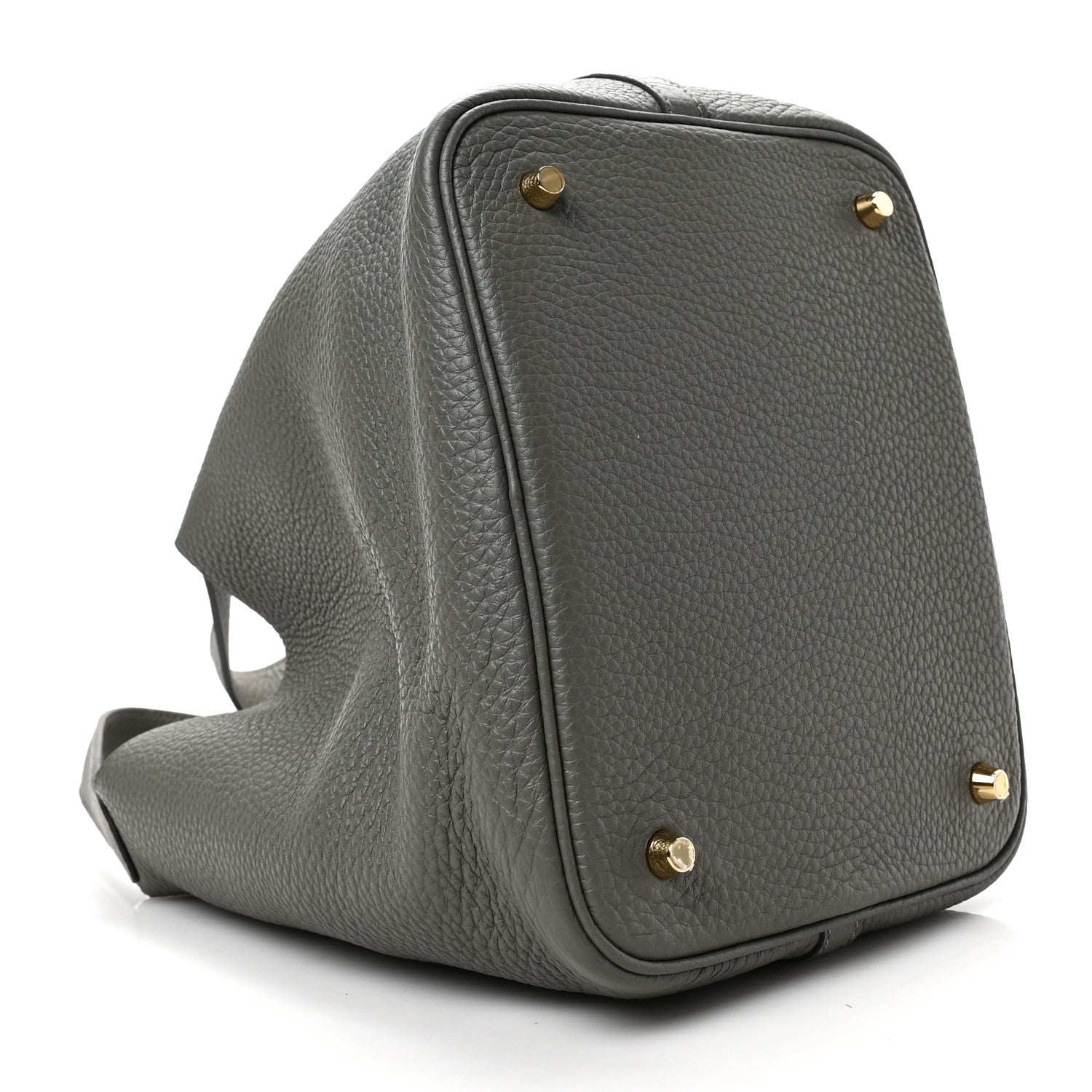 Hermes Taurillon Clemence Picotin Lock 22 MM Gris Meyer 4 of 9
