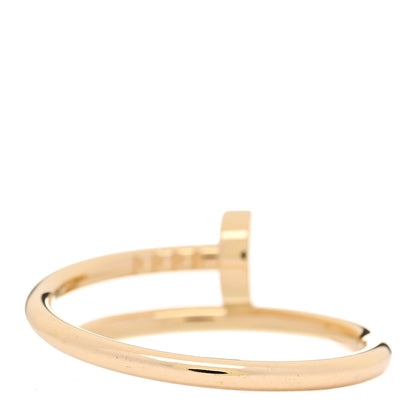 Cartier 18K Yellow Gold Small Juste Un Clou Ring 56 7.5 3 of 5