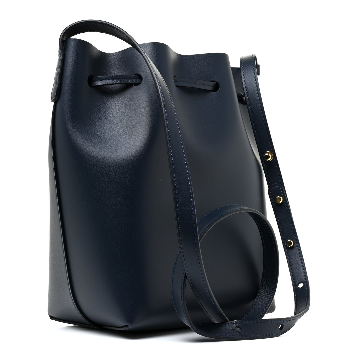 Calfskin Mini Bucket Bag Blue