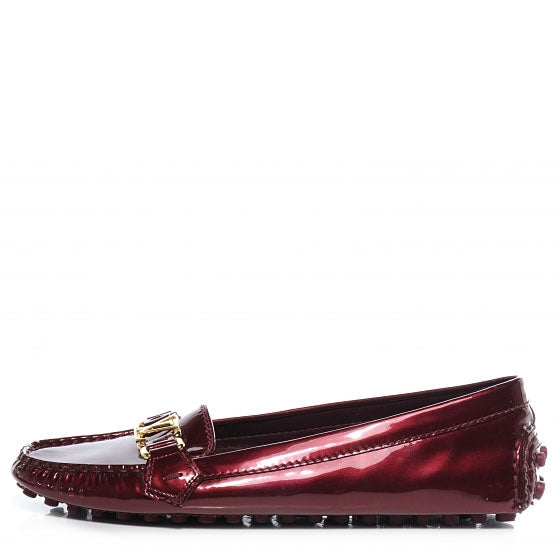 Patent Oxford Ballerina Flats 10 Rouge Fauviste