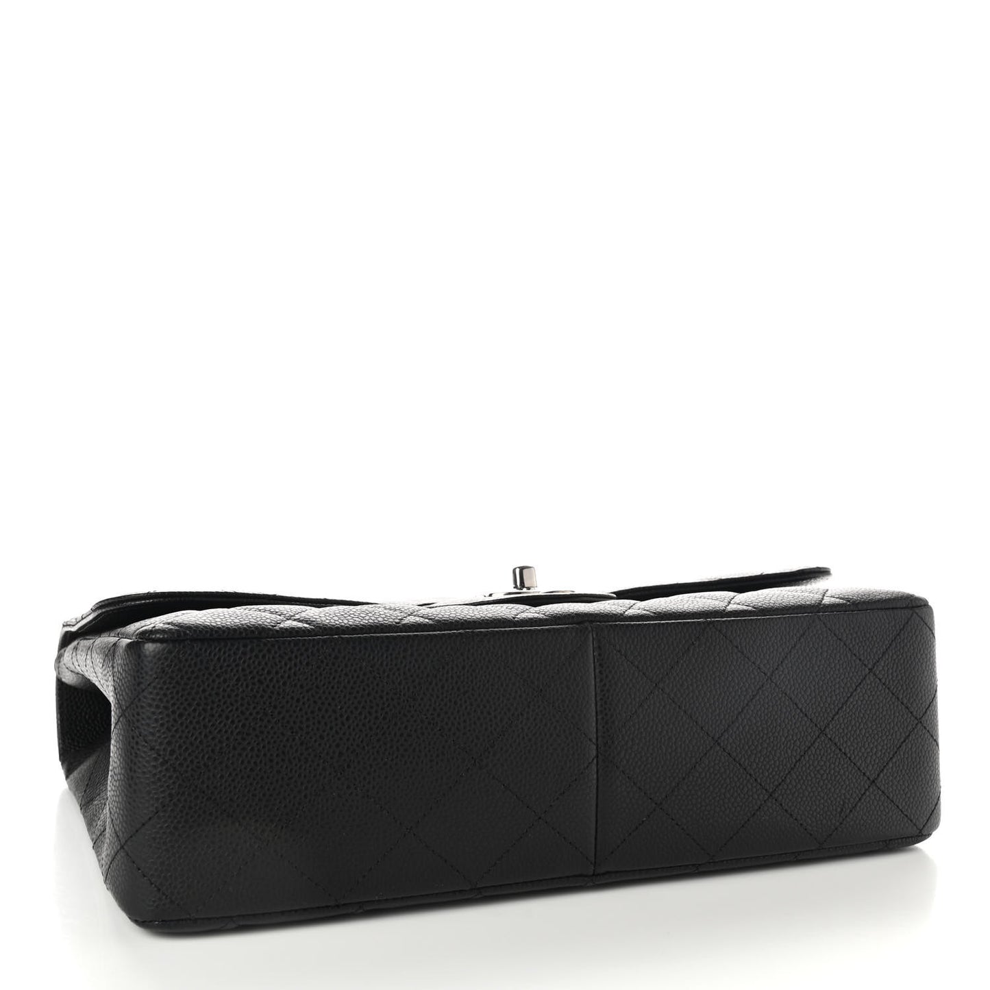 Caviar Quilted Jumbo Single Flap Black