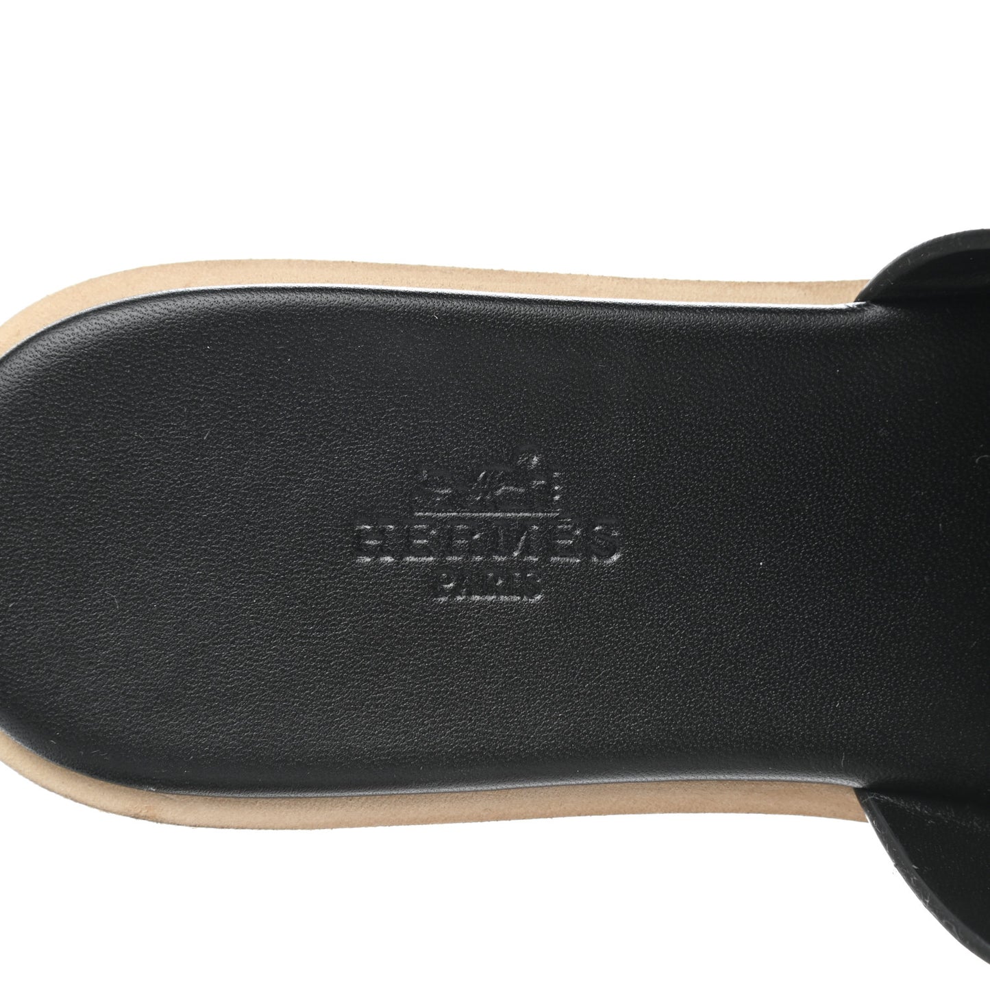 Calfskin Cork Eze 30 Sandals 38 Black