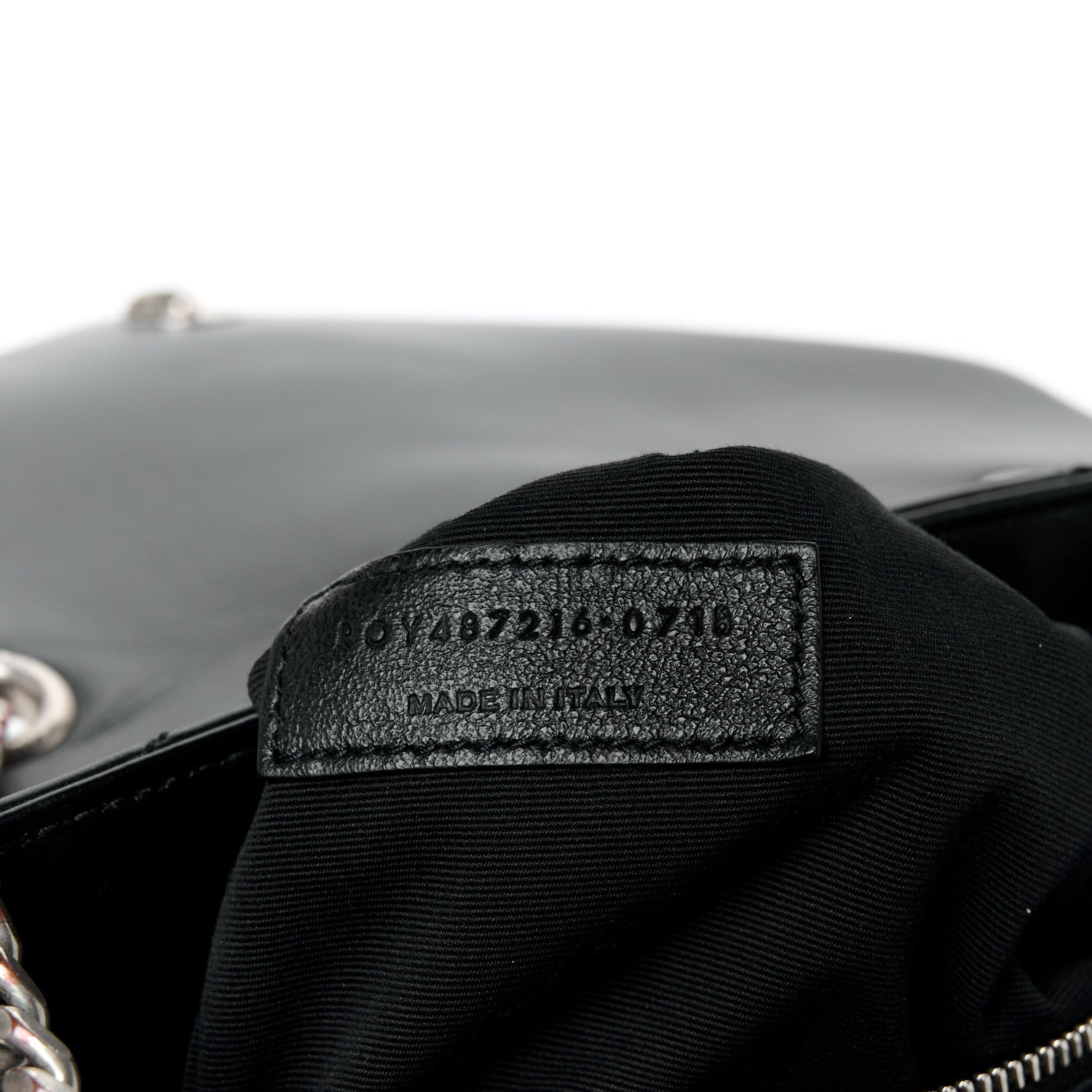Saint Laurent Calfskin Y Quilted Monogram Medium Loulou Chain Satchel Black 8 of 11