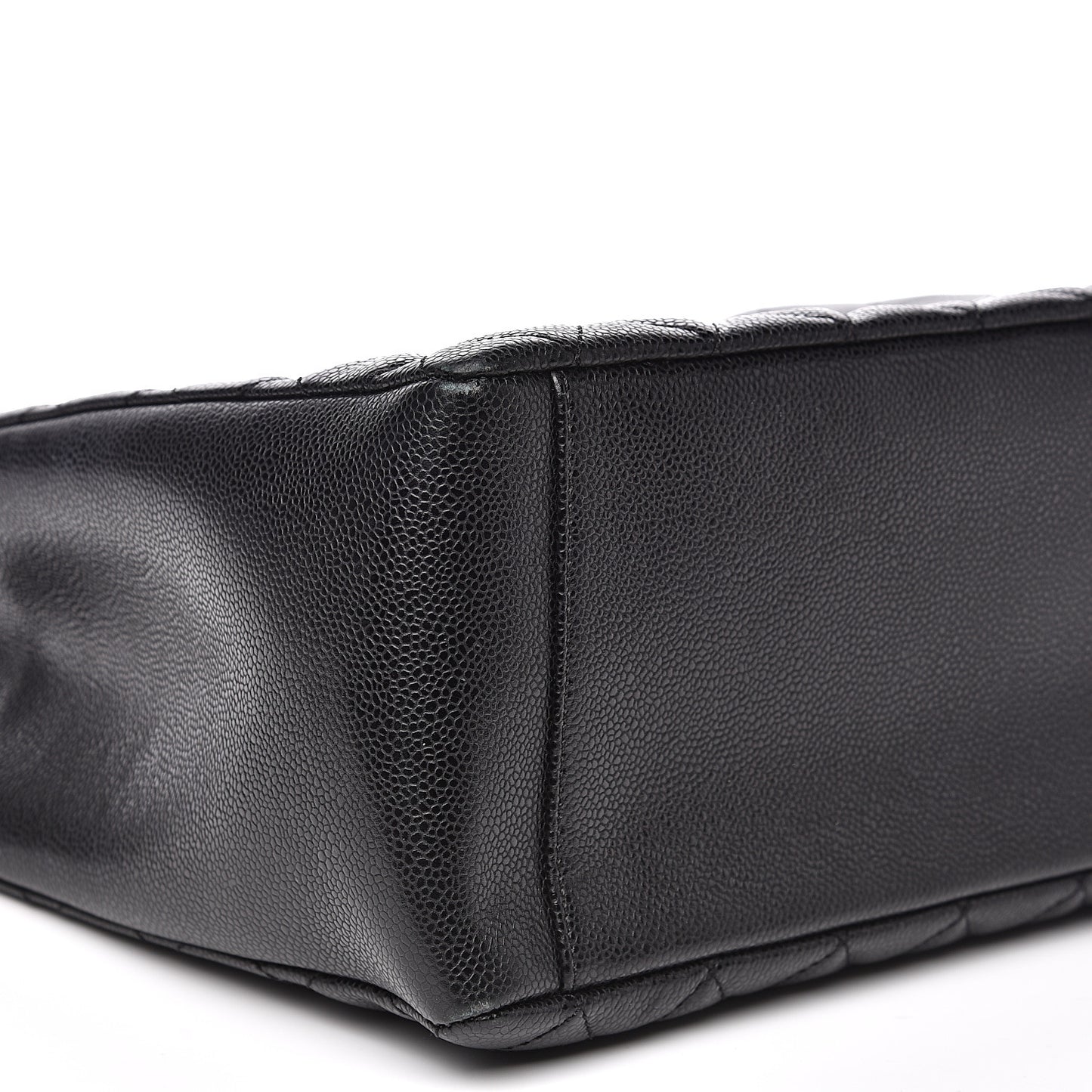 Caviar Quilted Grand Shopping Tote GST Black
