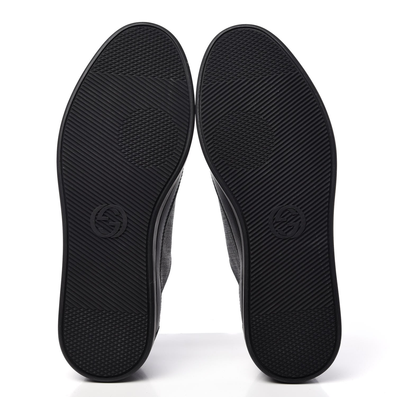 Gucci GG Supreme Monogram Mens Low Top Sneakers 8.5 Black 6 of 11