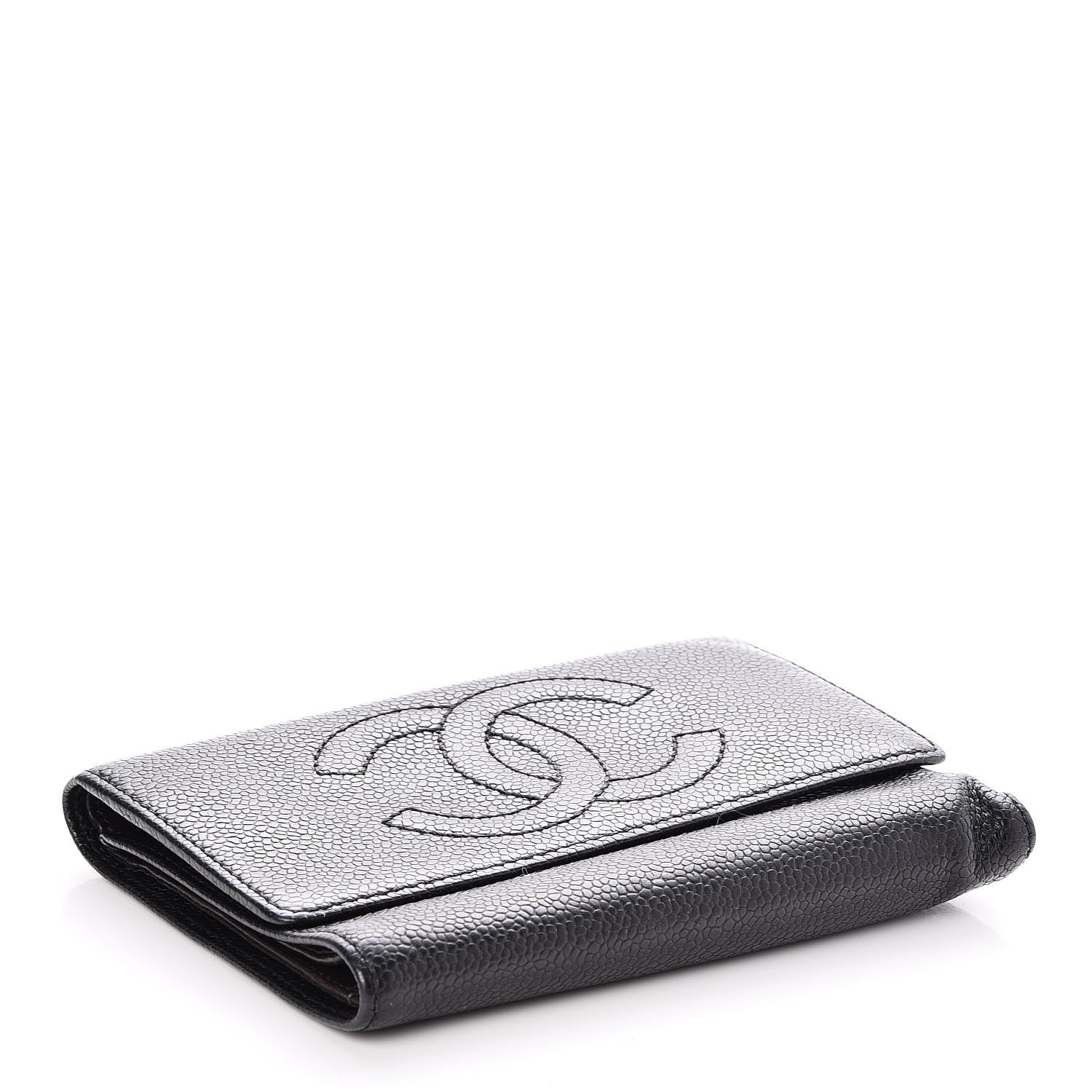 Chanel Caviar Timeless Flap Wallet Black 4 of 7