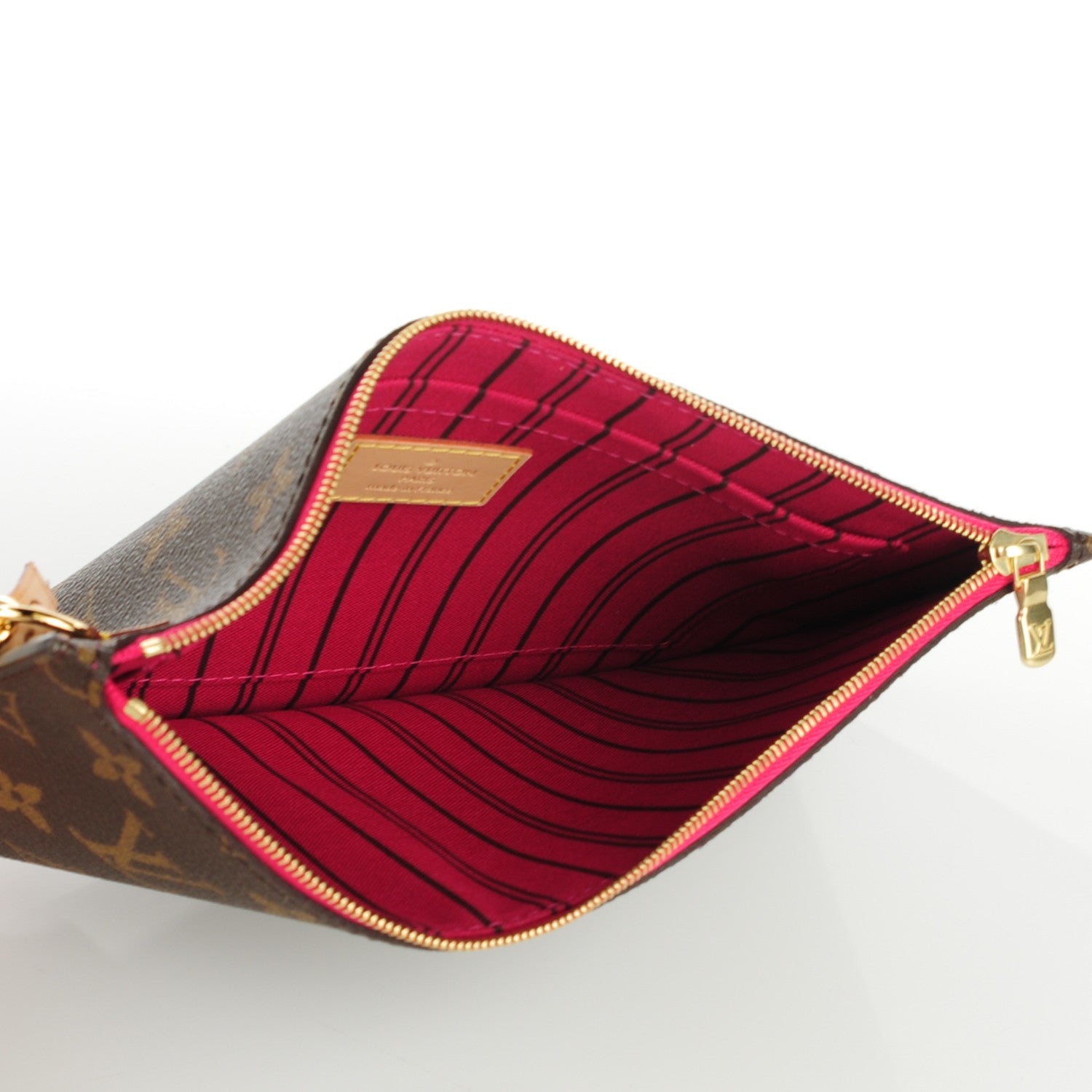 Louis Vuitton Monogram Neverfull MM GM Pochette Pivoine 5 of 7